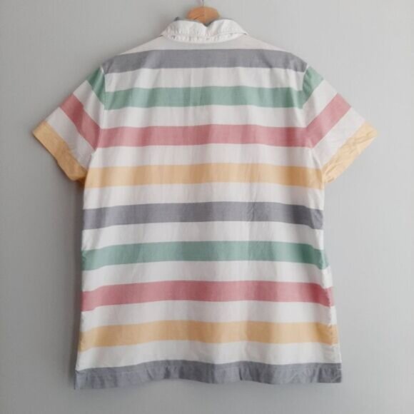 Hudsons BAY Hbc Women's Striped Shirt - Multicolor, 22inch PIT TO PIT - Picture 7 of 11